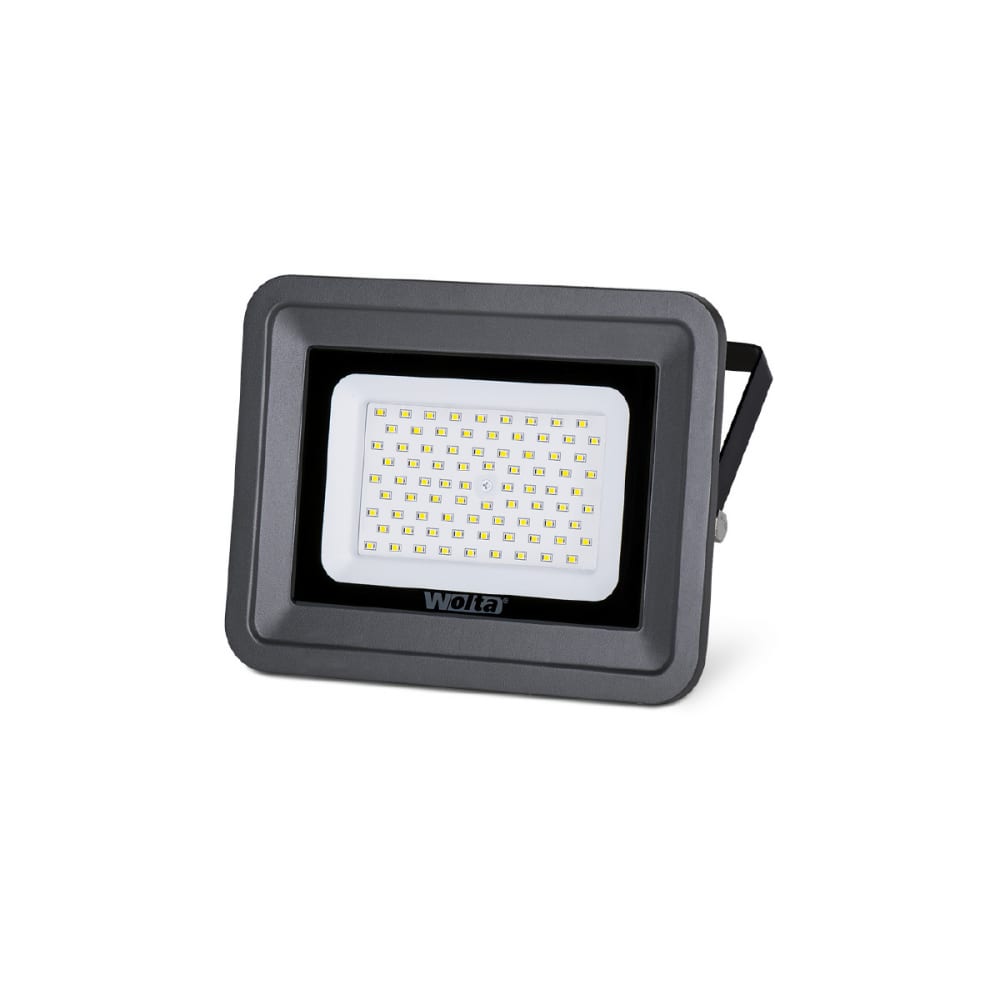 фото Светодиодный прожектор wolta 5700k, 70 w smd, ip 65,цвет серый, слим wfl-70w/06