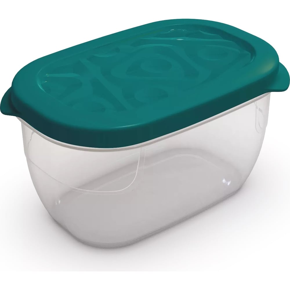 Изображение товара Контейнер Полимербыт прямоугольный Flexo 0,65 л зеленый 436397800