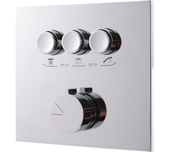 Изображение товара Встраиваемый смеситель для душа VINCEA трехфункциональный, хром VSCV-431CH