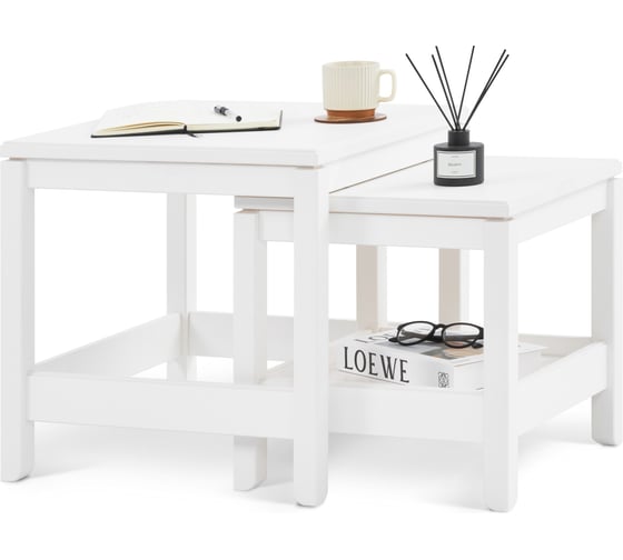 Изображение товара Комплект столов Лузалес КОДЗУВ 2 шт, белый 1042040103