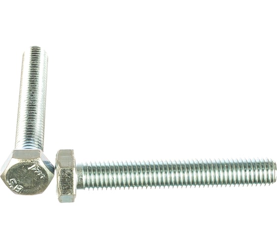 Изображение товара Болт с шестигранной головкой Саморезик М12х80 оцинк. DIN 933 30 шт DIN933/5.8-12х80-30