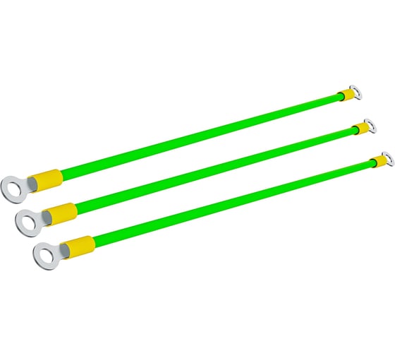 Изображение товара Провод заземления УЗОЛА 4-М6-М8 L-300мм U8015300408