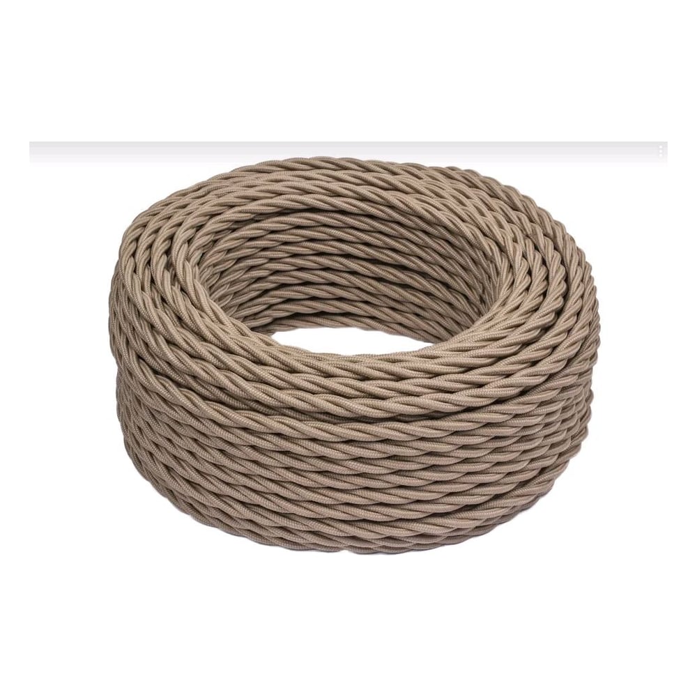 Изображение товара Провод Bironi 3х0,75 капучино, 20м, электропровод, кабель