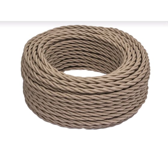 Изображение товара Провод Bironi 3х0,75, капучино, матовый, 20м B1-432-716-20