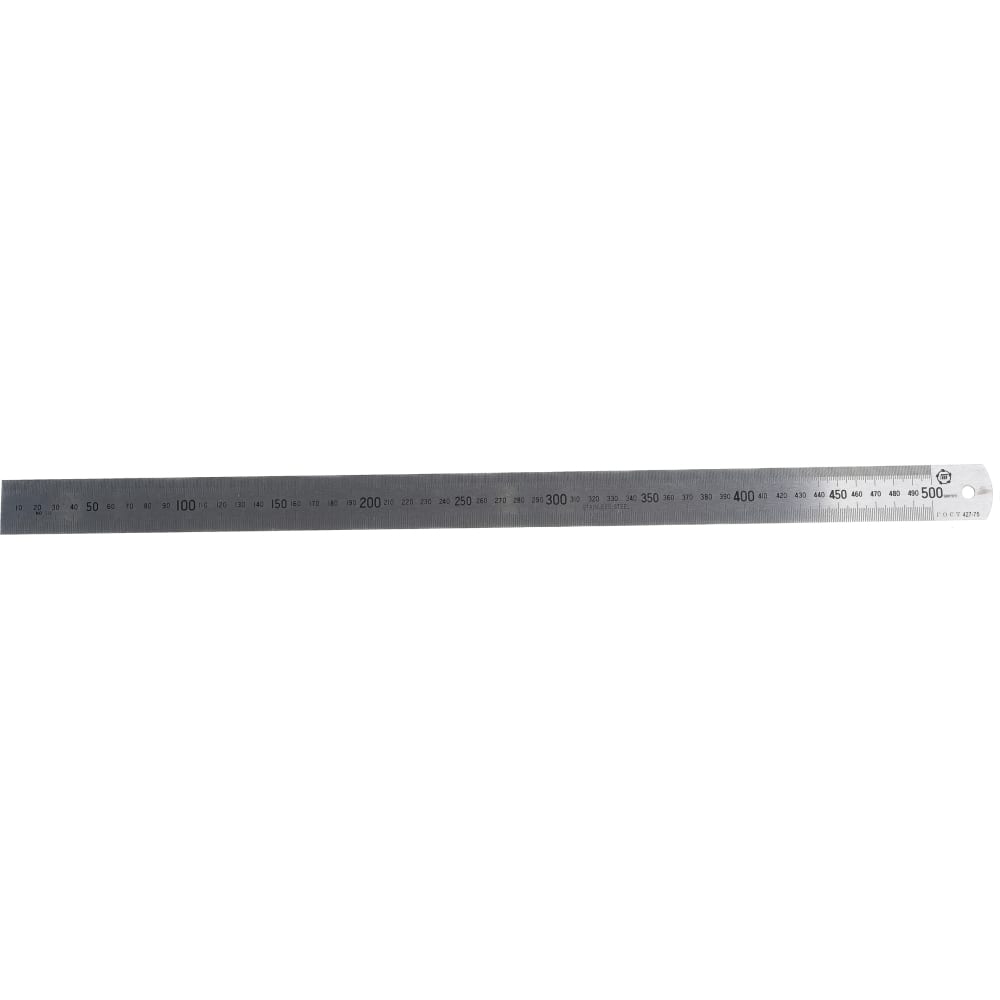 Измерительная металлическая линейка Туламаш измерительная линейка sparta 305085 500 мм металлическая