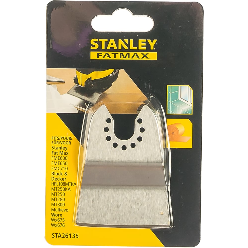 фото Насадка жесткий шпатель для мфи stanley sta26135-xj