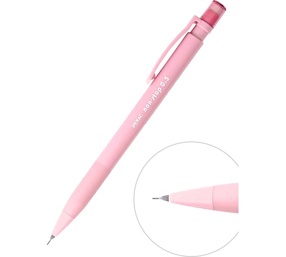 Изображение товара Механический карандаш Penac non-stop 0.5 мм, розовый корпус, 1 шт. в блистере SA1907-28/B
