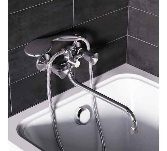 Изображение товара Смеситель RedBlu by Damixa Object, для ванны,душа с длинным изливом, душ.гарнитуром 349500000