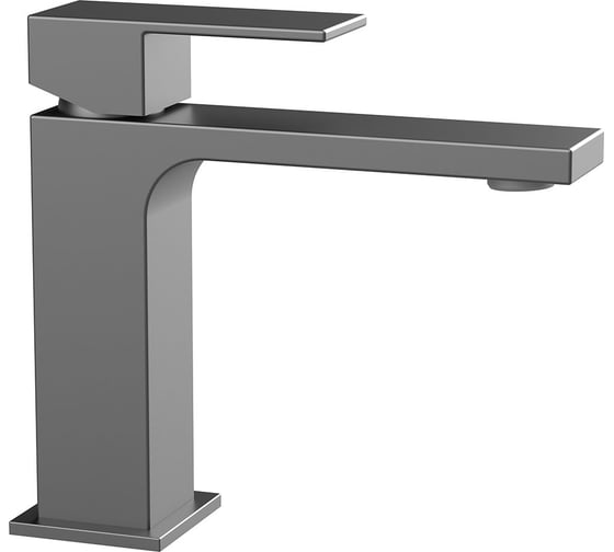 Изображение товара Смеситель для раковины VINCEA Cube однорычажный, вороненая сталь VBF-1C01GM