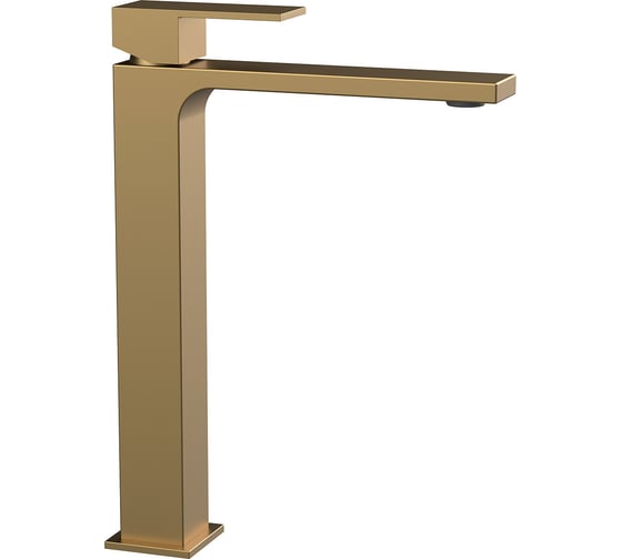 Изображение товара Смеситель для раковины VINCEA Cube однорычажный, брашированное золото VBF-1C02BG