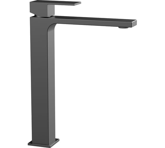 Изображение товара Смеситель для раковины VINCEA Cube однорычажный, вороненая сталь VBF-1C02GM