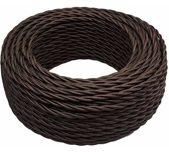 Изображение товара Провод Bironi 2*2,5 Коричневый (матовый) 20м B1-425-72-20