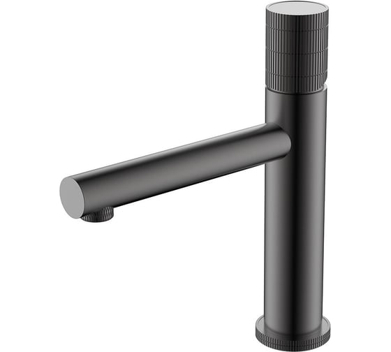 Изображение товара Смеситель для раковины VINCEA Groove вороненая сталь VBF-4G1GM