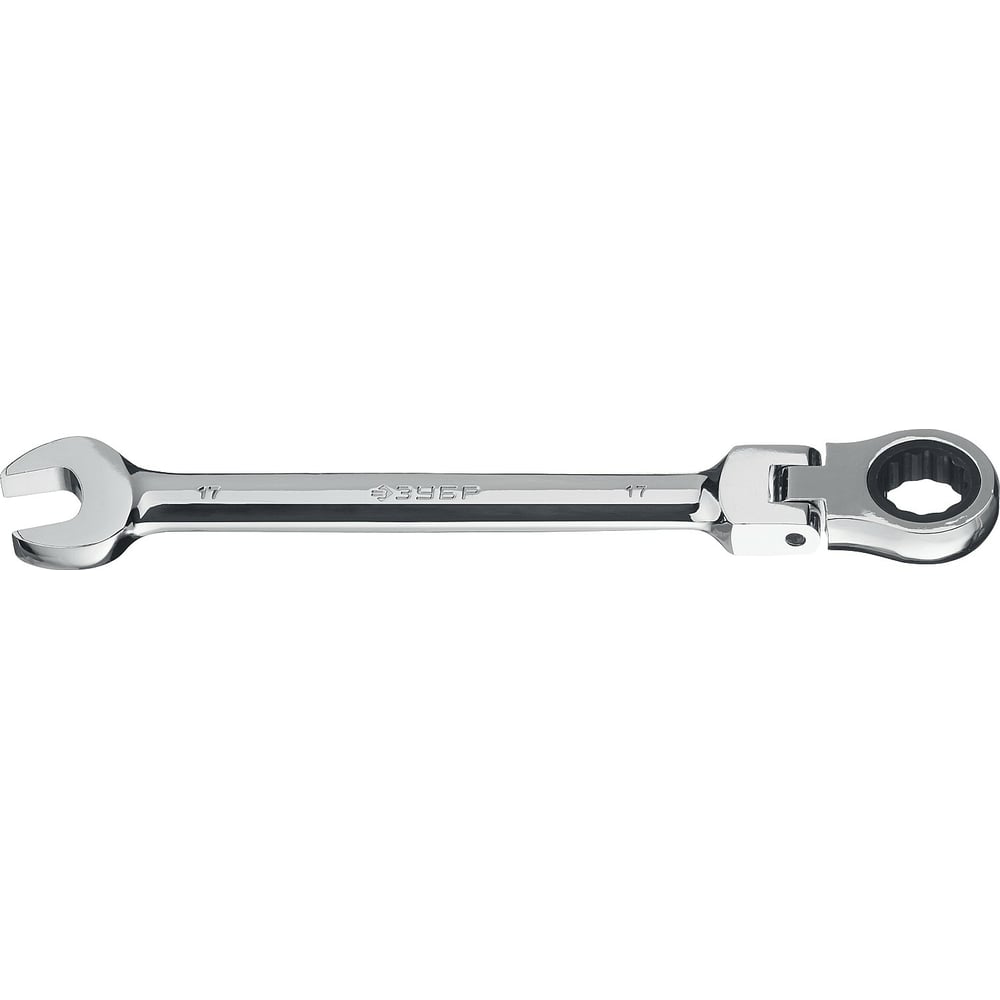 Комбинированный трещоточный шарнирный гаечный ключ ЗУБР кронштейн шарнирный manfrotto 244micro aa