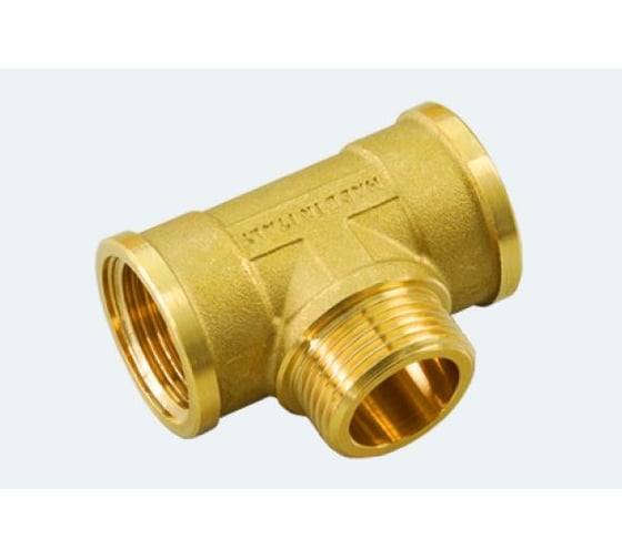 Изображение товара Тройник Tiemme 1/2" ВНВ (латунь) 1500843