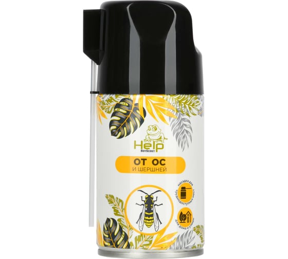 Изображение товара Инсектицидный аэрозоль от ОС и ШЕРШНЕЙ HELP, 250 мл 80106