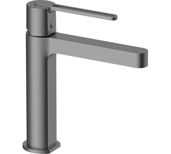 Изображение товара Смеситель для раковины VINCEA Rondo однорычажный, вороненая сталь VBF-1R1GM