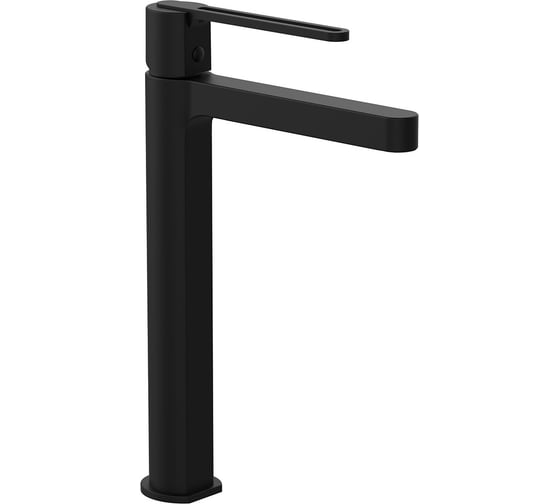 Изображение товара Смеситель для раковины VINCEA Rondo однорычажный, черный VBF-1R2MB