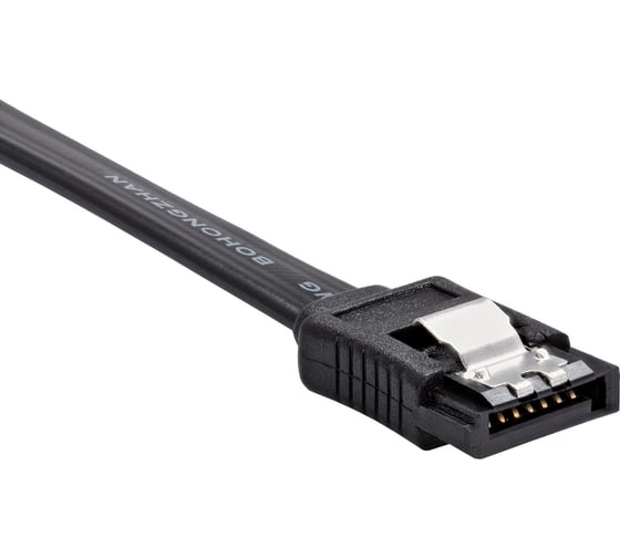 Изображение товара Кабель Telecom sata m - sata m 3.0v 7 pin угловой разъем 0.5m TUS705-0.5M