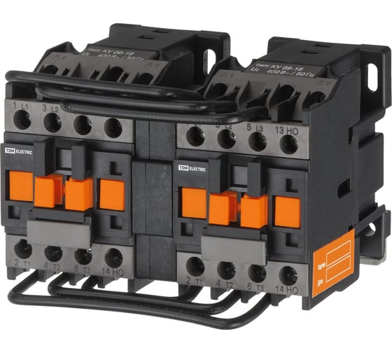 Изображение товара Контактор TDM ELECTRIC КМН-11830 реверс, 18А, 230В/АС3, 2НО SQ0761-0005