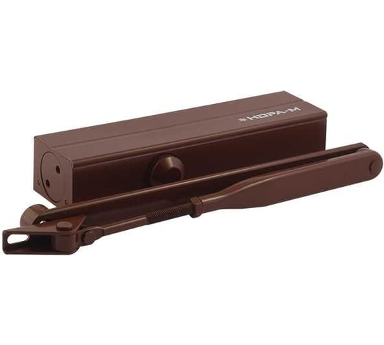 Изображение товара Дверной доводчик НОРА-М 830 BC (от 40 до 150 кг) ветровой тормоз - Коричневый 19311