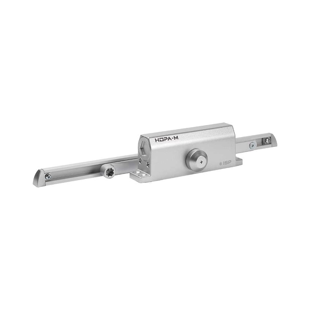 Дверной доводчик НОРА-М Isparus 450 Slider (от 110 до 150 кг) скользящая тяга - Серебро 19305