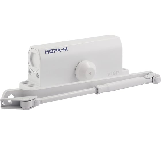Изображение товара Дверной доводчик НОРА-М Isparus 450 (от 120 до 170кг) морозостойкий - Белый 19296
