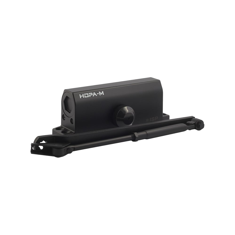 Изображение товара Дверной доводчик НОРА-М Isparus 450 морозостойкий черный 120-170 кг