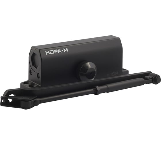 Изображение товара Дверной доводчик НОРА-М Isparus 450 (от 120 до 170кг) морозостойкий - Черный 19301