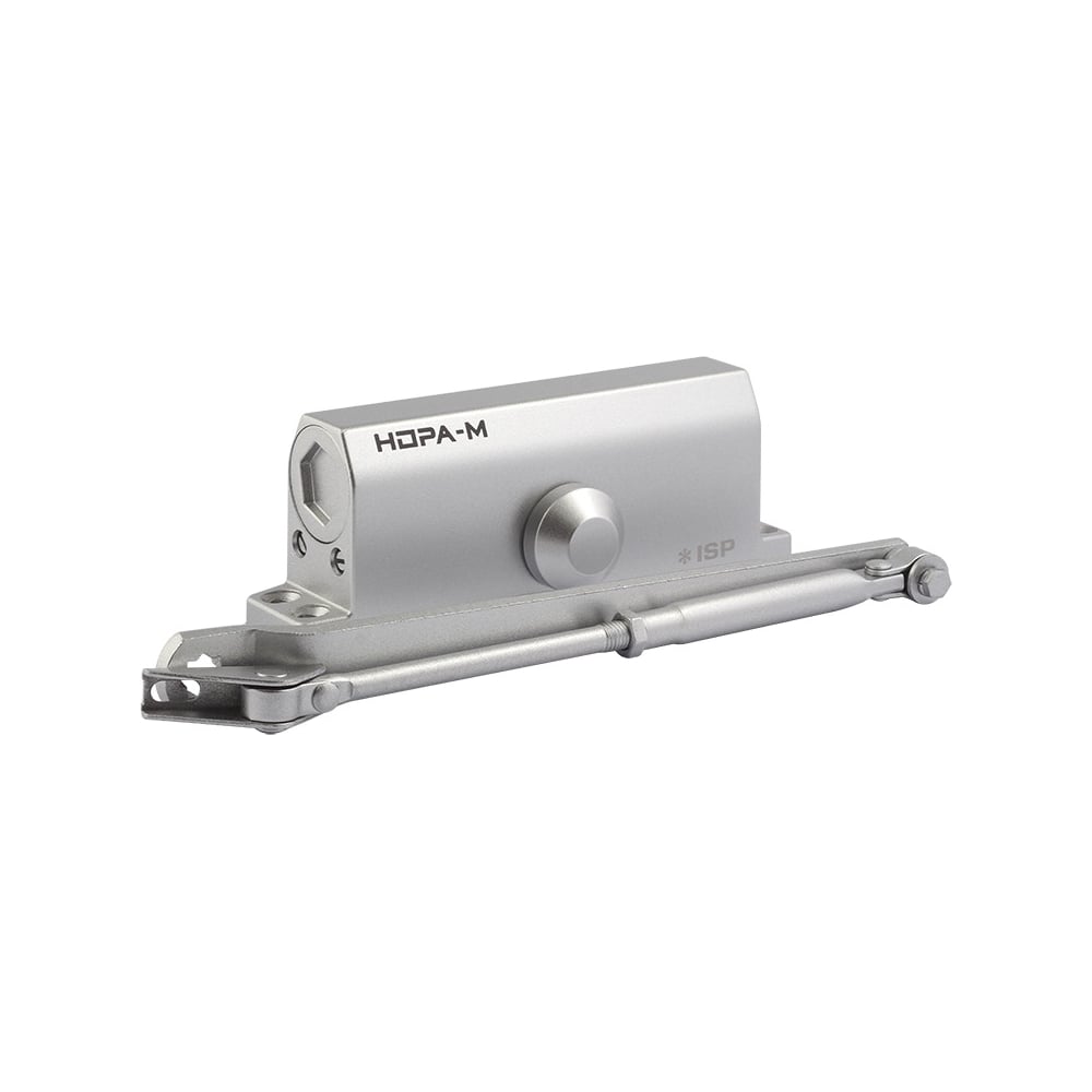 Изображение товара Дверной доводчик НОРА-М Isparus 450 морозостойкий серебро 120-170 кг