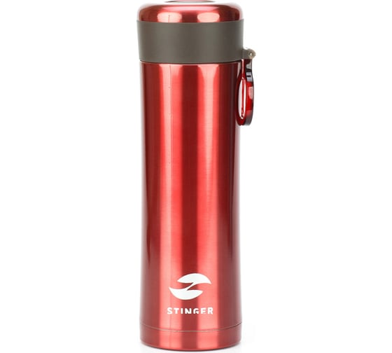 Изображение товара Термос с ситечком Stinger 0.42 литра, красный HW-420-32-7620