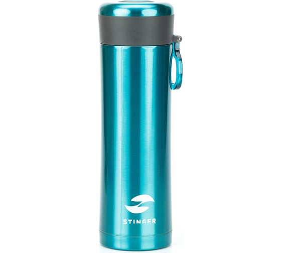 Изображение товара Термос с ситечком Stinger 0.42 литра, зеленый HW-420-32-7714