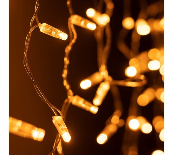 Изображение товара Светодиодная гирлянда Ardecoled ARD-EDGE-CLASSIC-2400x600-CLEAR-88LED-STD Yellow 031183