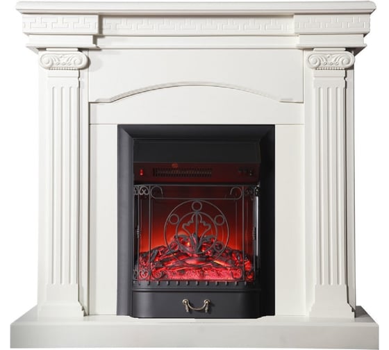 Изображение товара Каминокомплект InterFlame Афина Фобос Fobos Bl белый