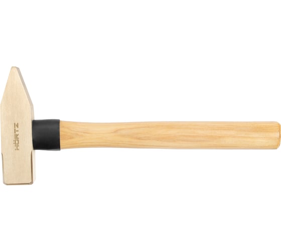 Изображение товара Молоток HORTZ сл. 0.8 кв/боек сплав AlCu искробезопасный с дер. рукояткой HOR 1098249