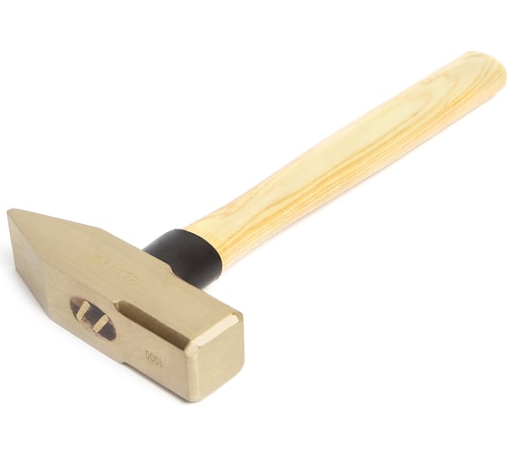 Изображение товара Молоток HORTZ сл. 1.0 кв/боек сплав AlCu искробезопасный с дер. рукояткой HOR 1098250