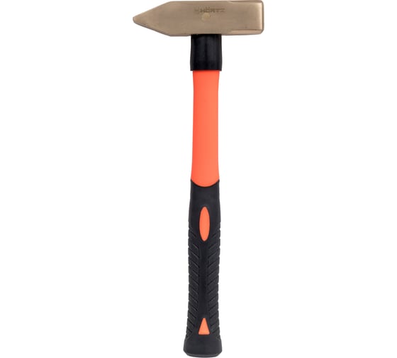 Изображение товара Молоток HORTZ сл. 0.5 кв/боек сплав AlCu искробезопасный с фиберглас. рукояткой HOR 1098253