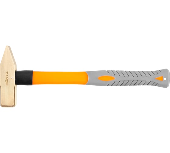 Изображение товара Молоток HORTZ сл. 0.4 кв/боек сплав AlCu искробезопасный с фиберглас. рукояткой HOR 1098252
