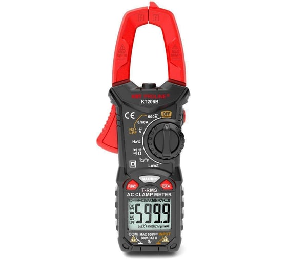 Изображение товара Цифровые токовые клещи КВТ KT 206B PROLINE 79130