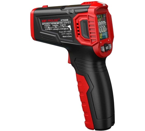 Изображение товара Бесконтактный цифровой пирометр КВТ KT 650B PROLINE 79138
