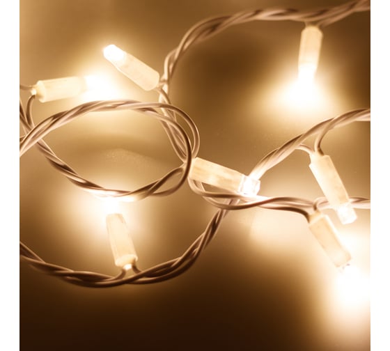Изображение товара Светодиодная гирлянда Ardecoled ARD-STRING-CLASSIC-10000-WHITE-100LED-STD WARM 1шт 025809
