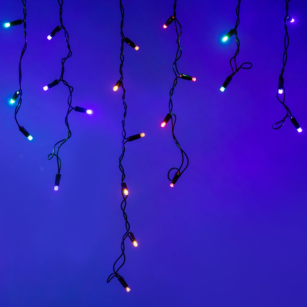 Изображение товара Светодиодная гирлянда Ardecoled ARD-EDGE-CLASSIC-2400x600-BLACK-88LED-LIVE RGB уличная и интерьерна