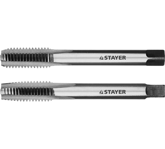 Изображение товара Комплект метчиков сталь 9ХС М10х1.5 2 шт Stayer MASTER 28025-10-1.5-H2