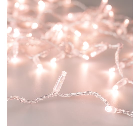 Изображение товара Светодиодная гирлянда Ardecoled ARD-STRING-CLASSIC-10000-CLEAR-100LED-STD Rose Gold, IP6 1шт 025789