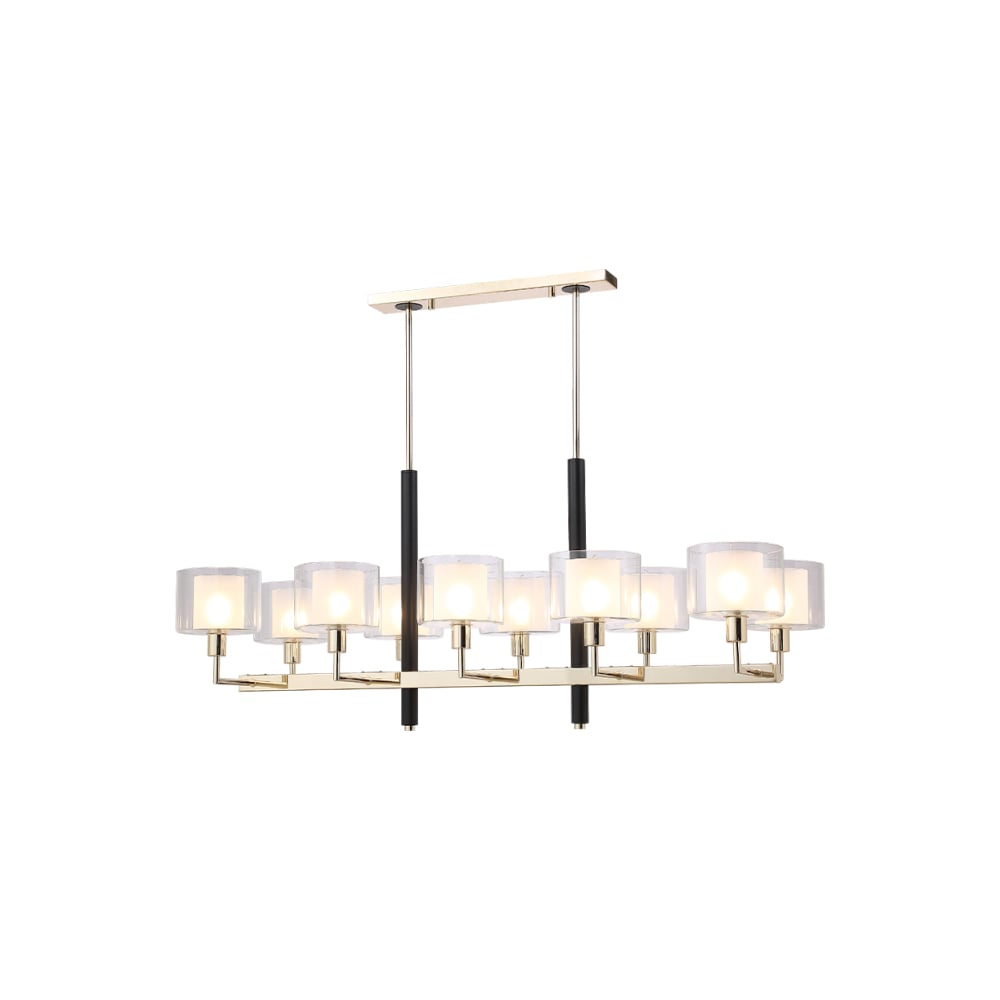 Изображение товара Люстра на штанге Crystal lux MAESTRO SP-PL10 L1100 GOLD