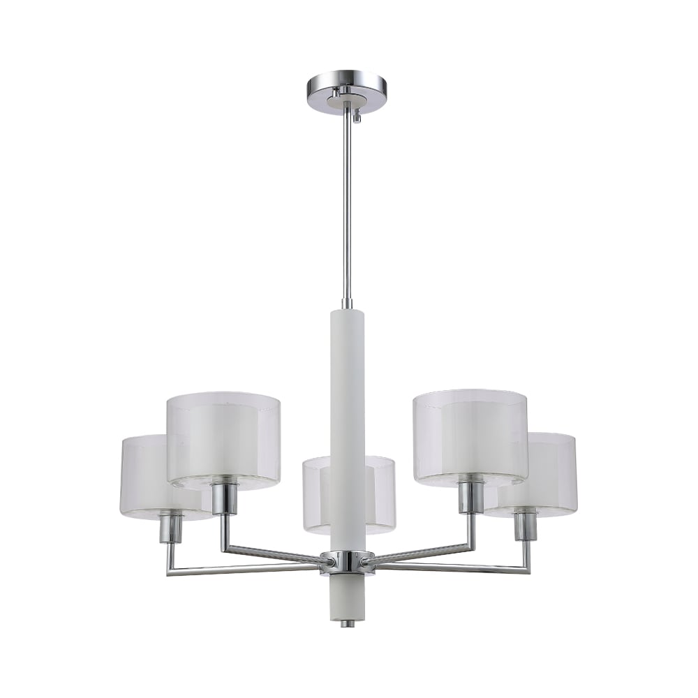 Изображение товара Люстра на штанге Crystal lux MAESTRO SP-PL5 CHROME для современного интерьера