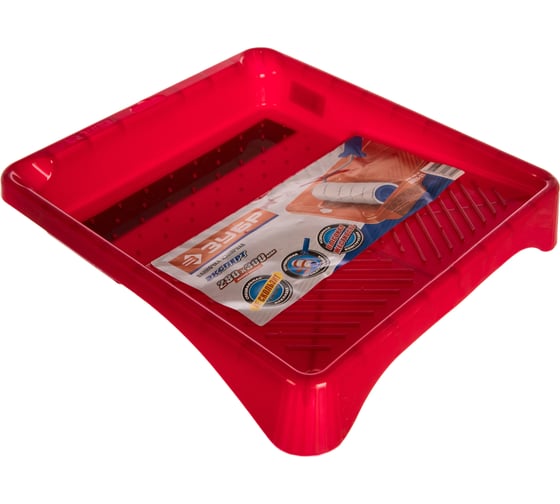 Изображение товара Малярная пластмассовая ванночка для валиков до 210 мм, 280x300мм Зубр "ЭКСПЕРТ" 06055-21