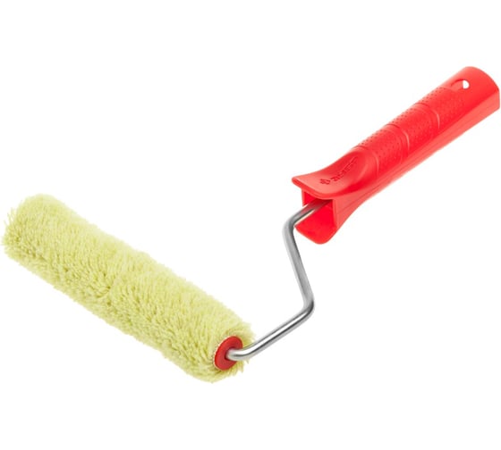 Изображение товара Малярный мини-валик в сборе, бюгель 6мм, 15x100мм Зубр "СИНТЕКС" 03504-10