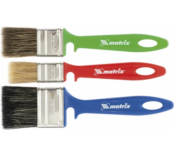 Изображение товара Набор кистей «Универсальный» 25мм, 35мм, 50мм MATRIX Color Line 83399