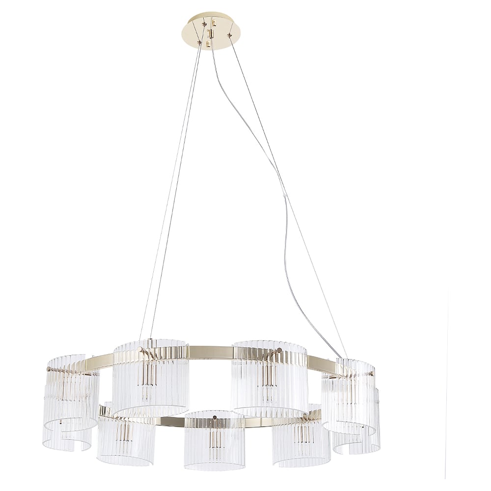 Изображение товара Подвесная люстра Crystal lux ENCANTO SP9 современный дизайн золото